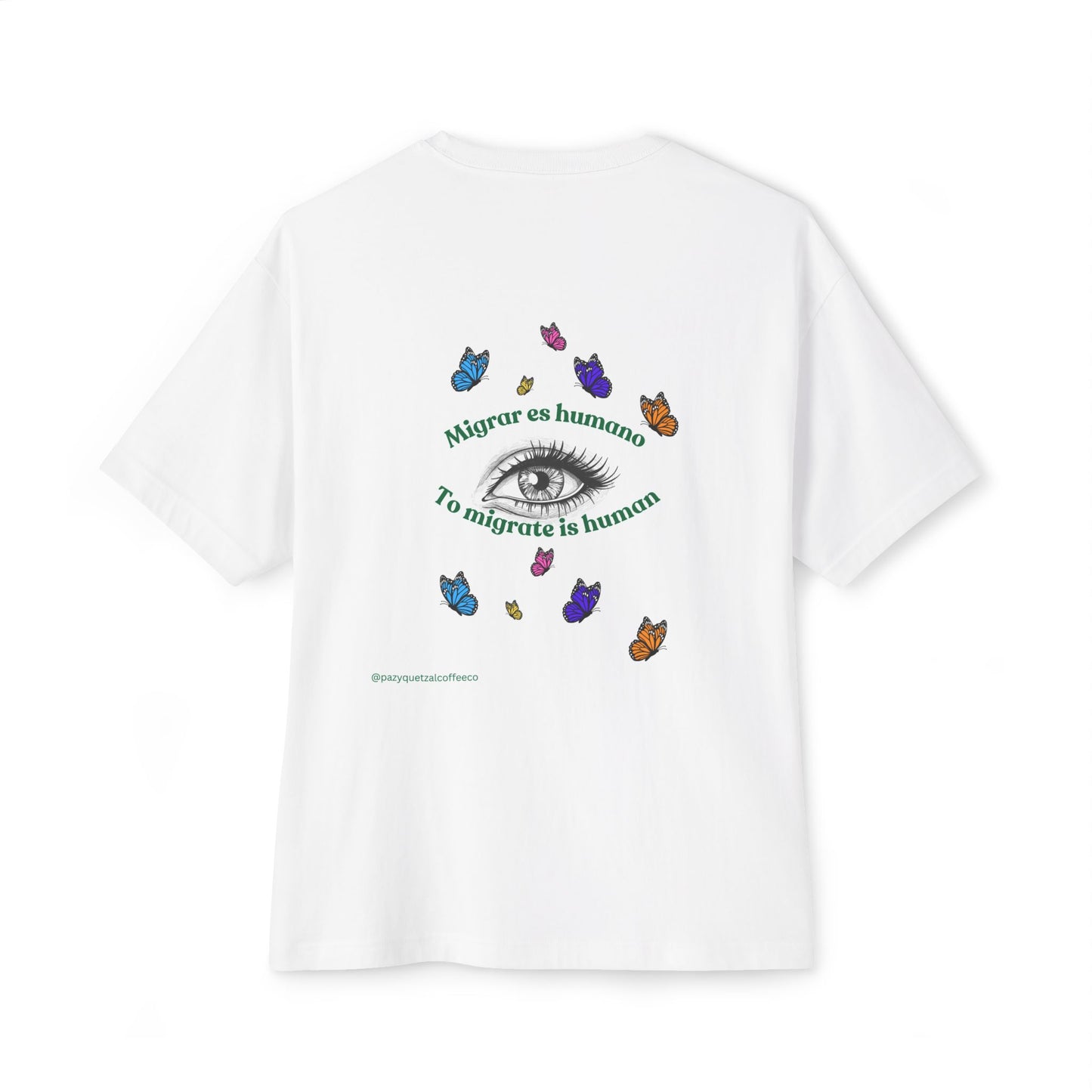 "Migrar es humano" T-Shirt (Style 1)