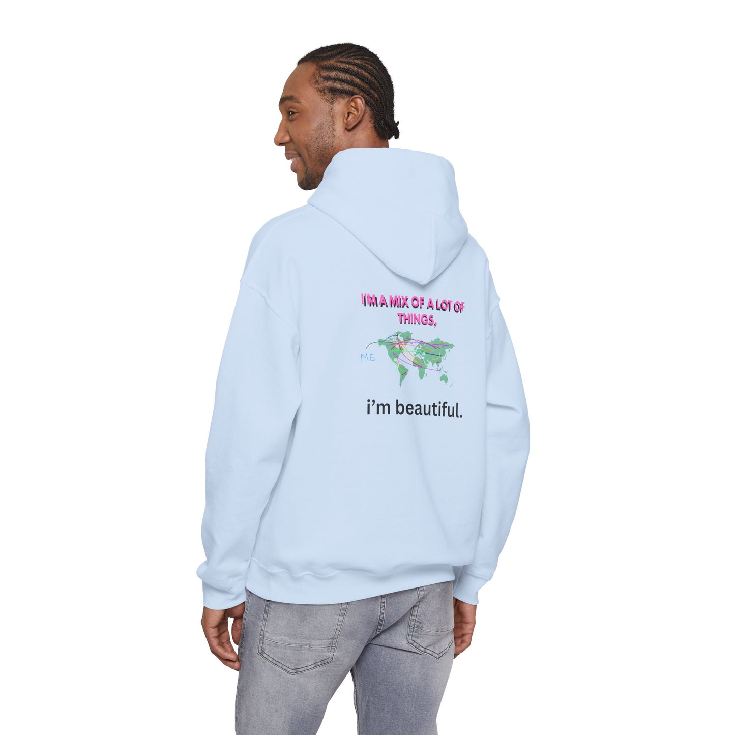"i'm beautiful" Migration Monument Hoodie