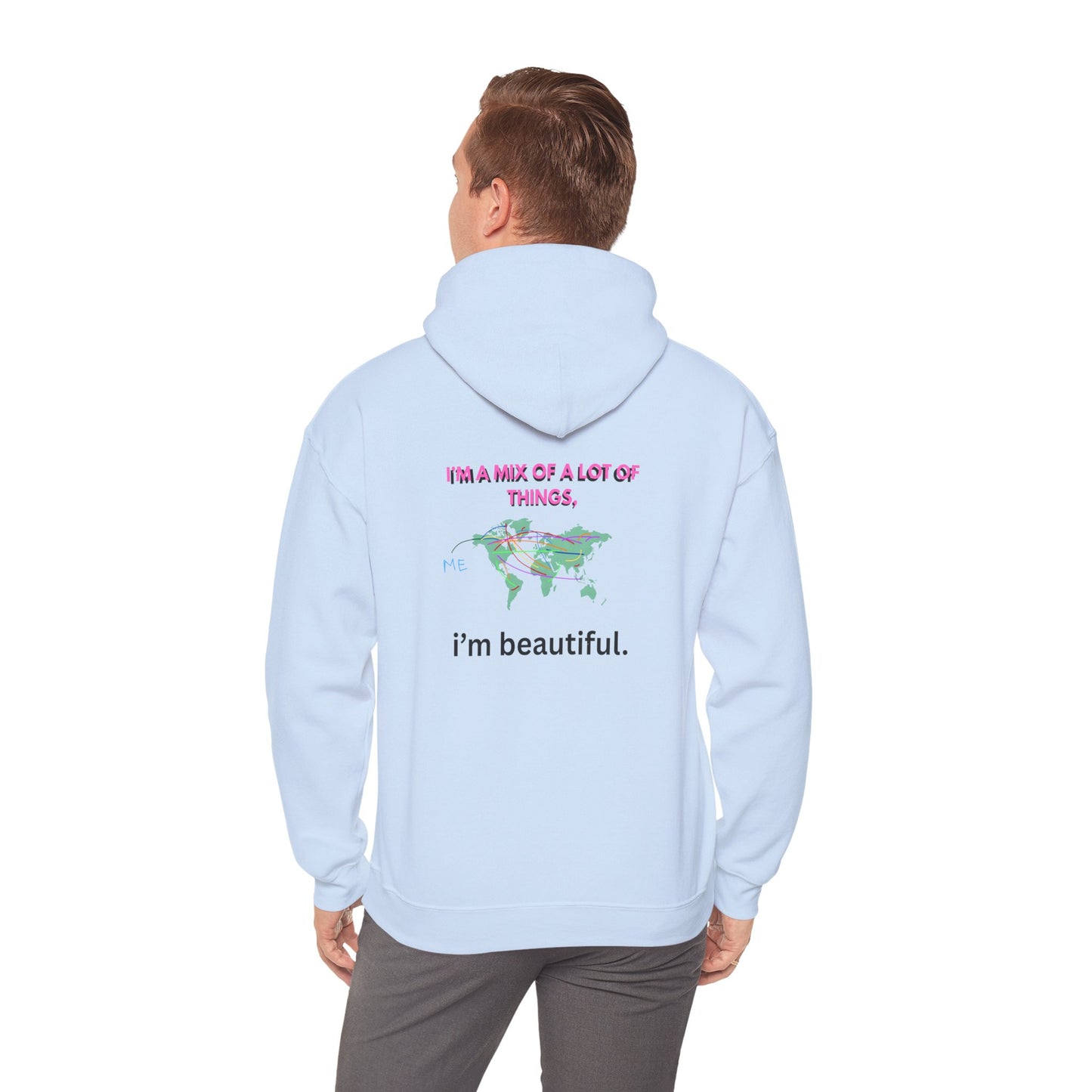 "i'm beautiful" Migration Monument Hoodie