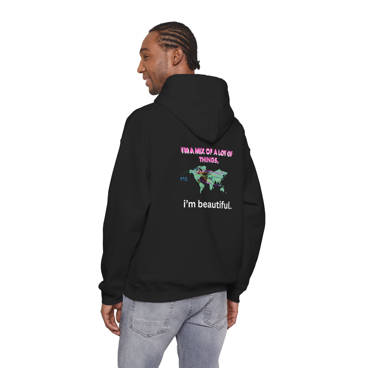 "i'm beautiful" Migration Monument Hoodie