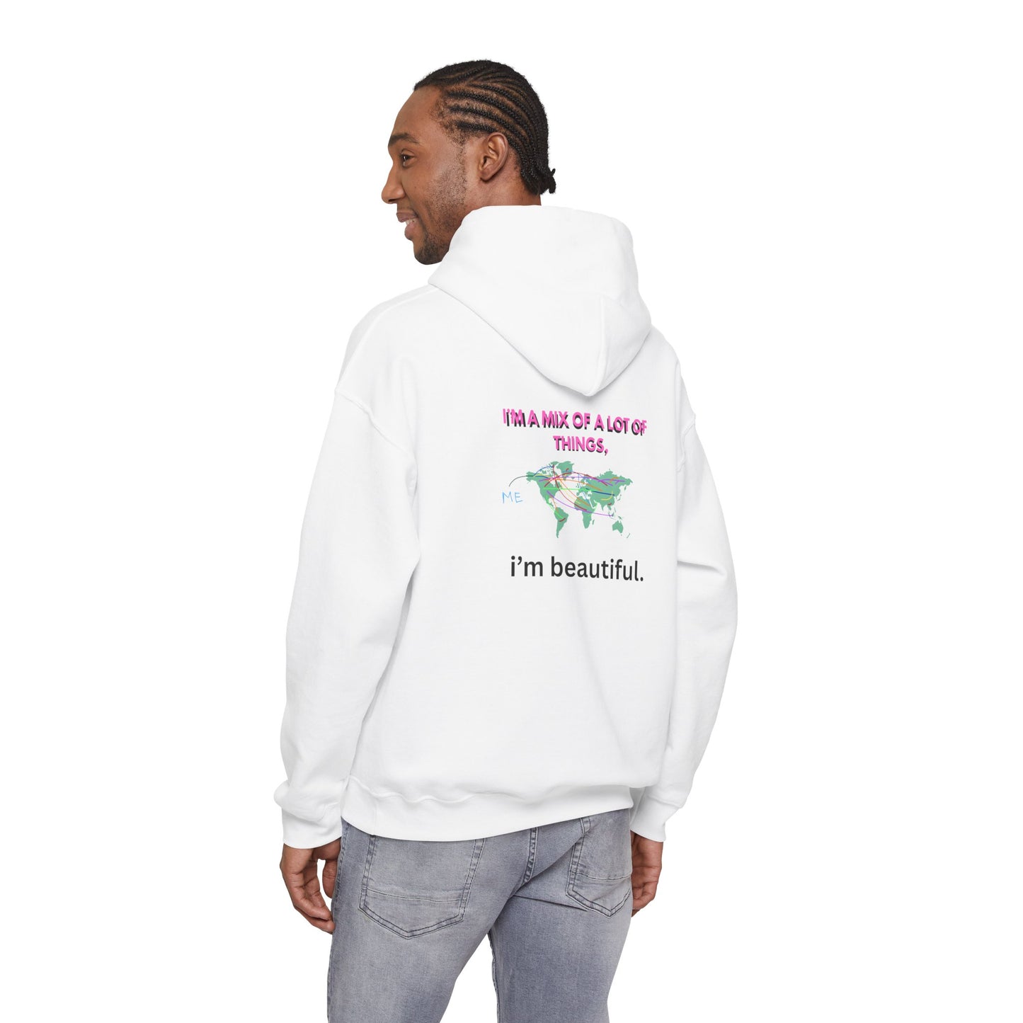 "i'm beautiful" Migration Monument Hoodie
